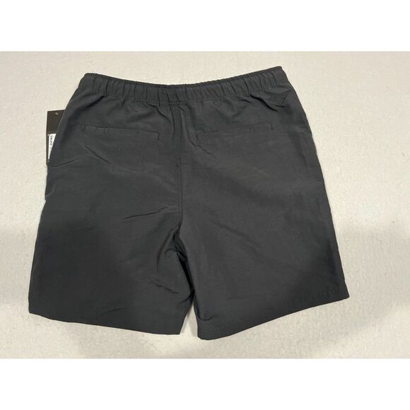 NWT Vitriol Zumiez Black Board Shorts Dripping Melting Skull Medium - Picture 2 of 4